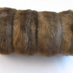 Muff in Light Mink Faux Fur
